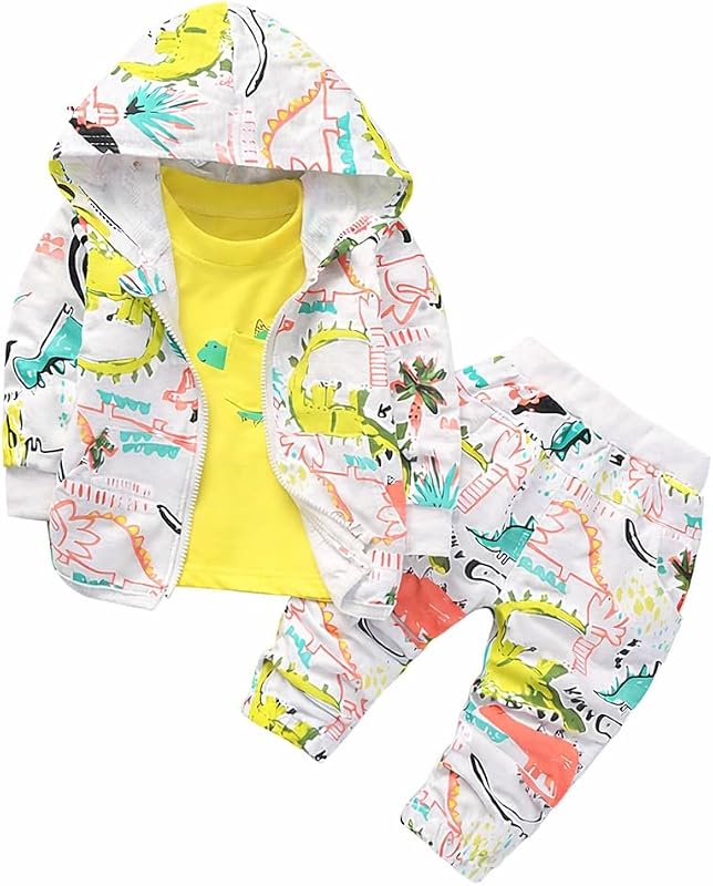 Googo Gaaga Boys Cotton Printed Hoodie Sweatshirt With Joggers In