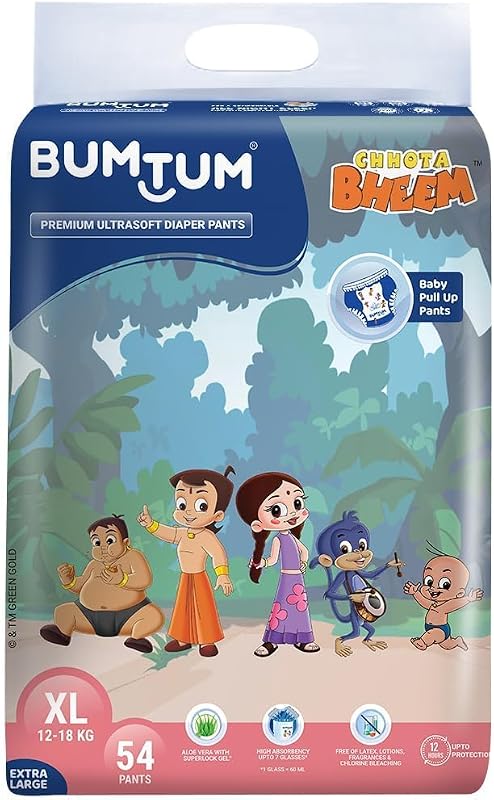 Bumtum Baby Chota Bheem Gentle Soft Moisturizing Wet Wipes With
