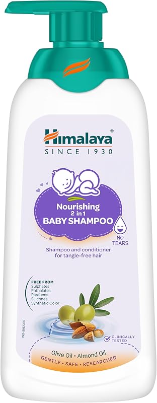 Himalaya Nourishing 2In1 Baby Shampoo 400Ml Shampooconditioner For Tanglefree Hair