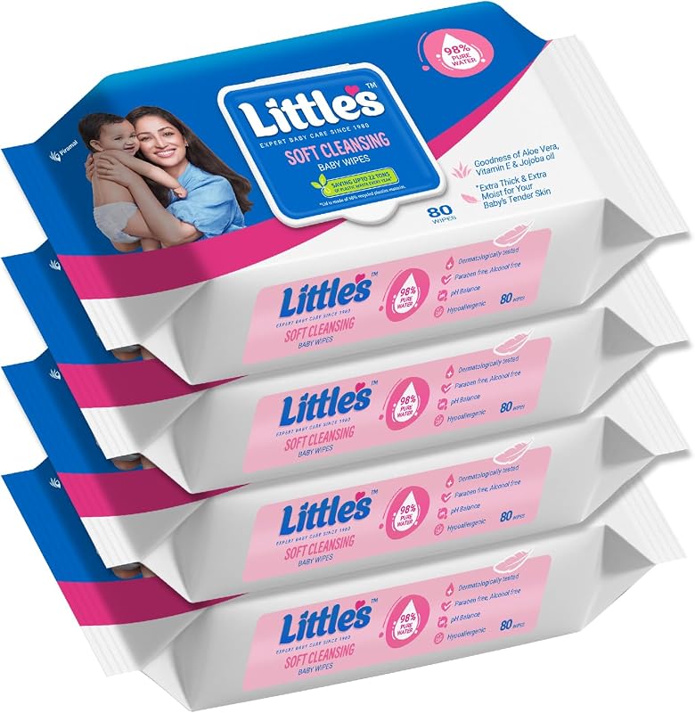 Littles Soft Cleansing Baby Wipes