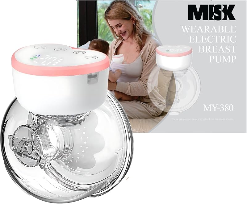 Misk Wearable Electrical Breast Pump For Feeding Mothers